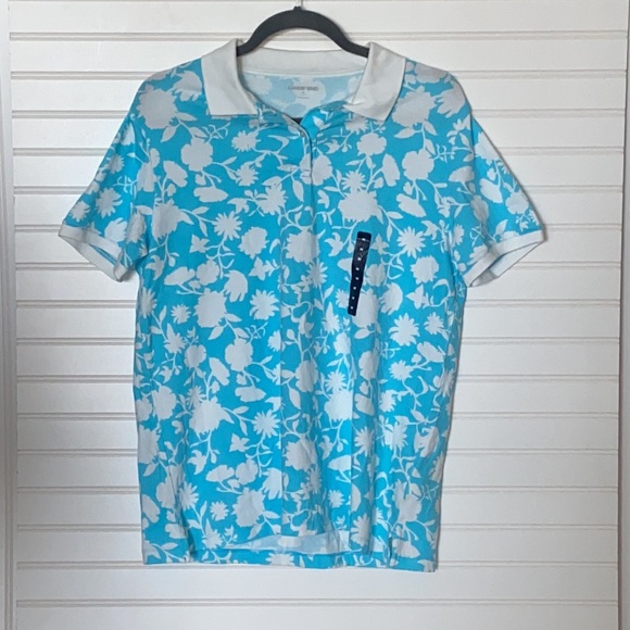 Land's End Short Sleeve Supima Polo Short - Picture 3 of 6